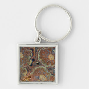 Flowering Tube Onyx Key Ring