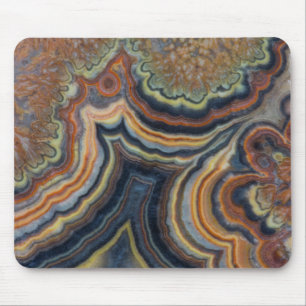 Flowering tube onyx mouse pad