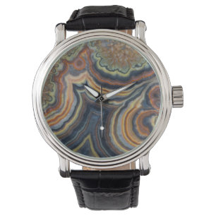 Flowering tube onyx watch