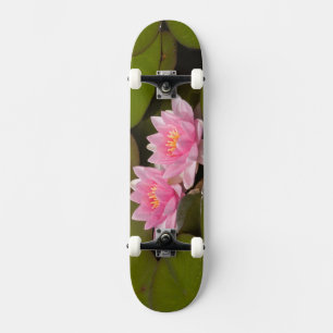 Flowering water lilies skateboard
