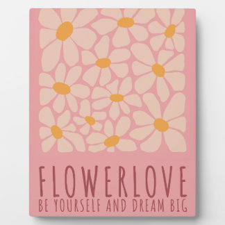 FlowerLove Plaque