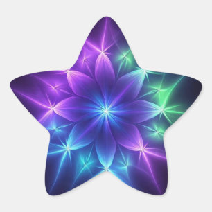 FlowerMandala Star Sticker