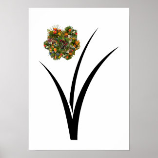 Flowerposter poster