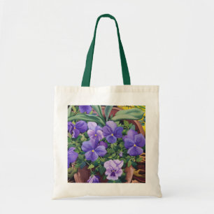Flowerpots with Pansies 2007 Tote Bag
