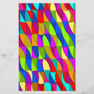Flowerpower confused pattern stationery
