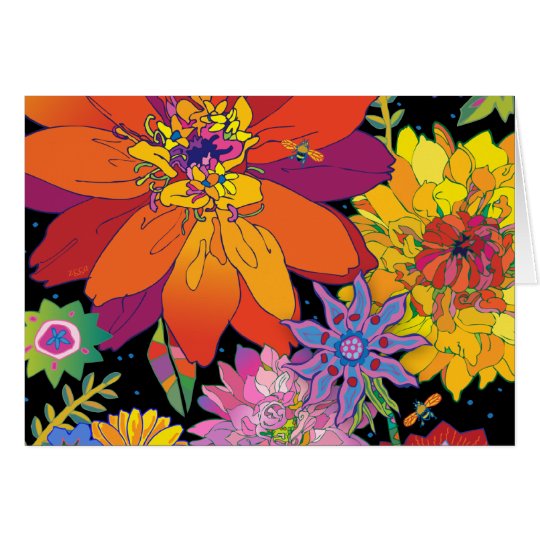 'FlowerRiot' Card