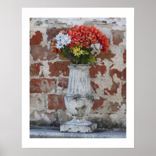 Flowers 16x20 Poster with Edge