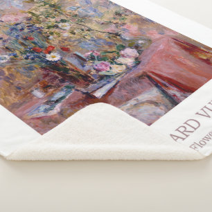 Flowers 1906 by Edouard Vuillard Sherpa Blanket