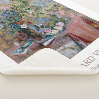 Flowers 1906 by Edouard Vuillard Sherpa Blanket