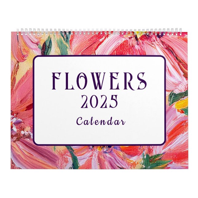 Flowers 2025 calendar (Cover)