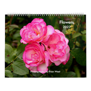 Flowers 2027 calendar