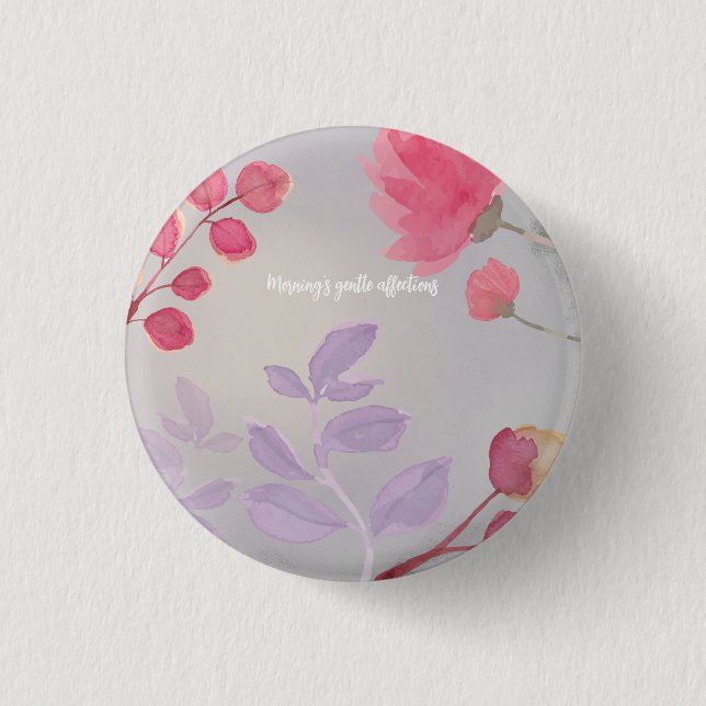 Flowers 3 Cm Round Badge (Front)