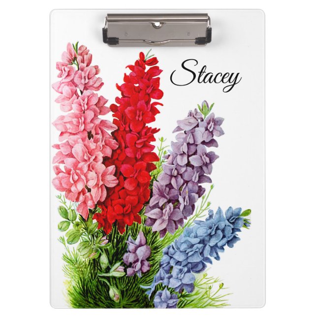 Flowers 6 Personalised Clipboard (Front)