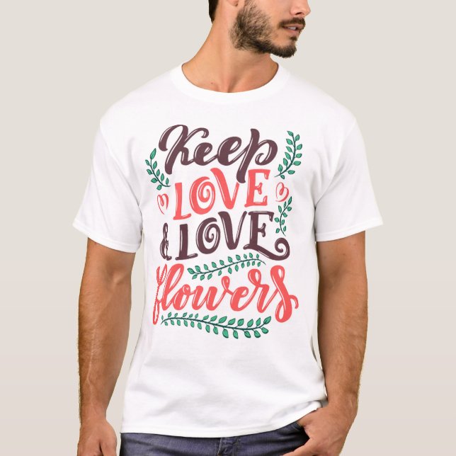flowers 8 T-Shirt (Front)