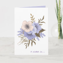 Flowers, A Sister is God's Way Quote