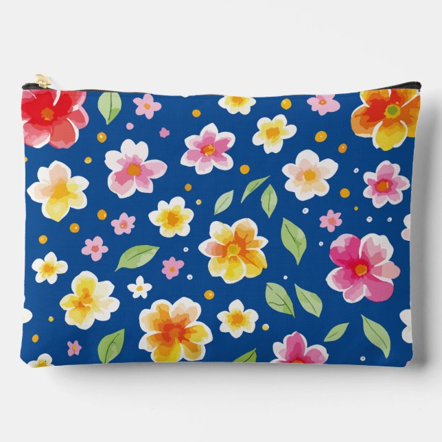 Flowers Accessory Pouch (Front)