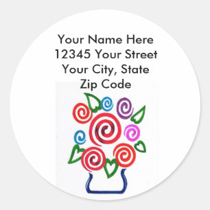 Flowers: Address Labels