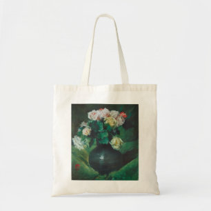 Flowers (aka Roses) by William Merritt Chase Tote Bag
