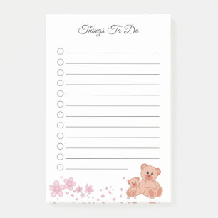 Flowers and Bears Things To Do Notes