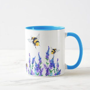 Flowers and Bees Coffee Mug