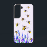 Flowers and Bees Samsung Galaxy Case<br><div class="desc">Samsung Galaxy Cases with Beautiful Spring Flowers and Bees Flying - Drawing Nature Sweet Honey Bee - or Choose / Add Your Favourite Text / Colour - Make Your Unique Samsung or iPhone Cases Gift - Resize and move or remove and add elements / image with Customisation tool ! -...</div>