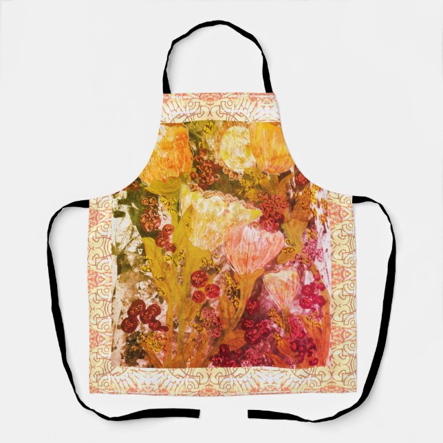 Flowers and Berries  Apron (Front)