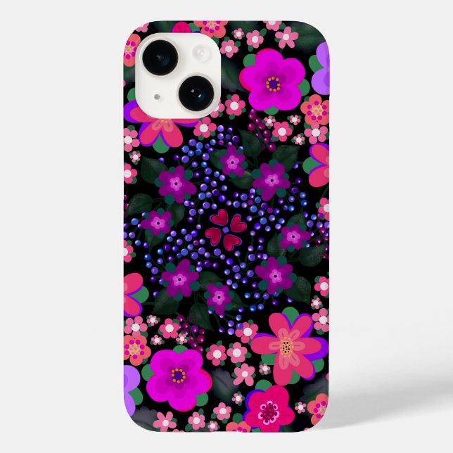 Flowers and Berries Bright Beautiful Case-Mate iPhone Case (Back)