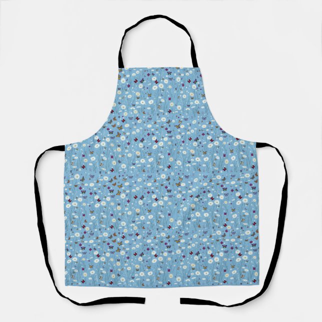 Flowers and butterflies apron (Front)