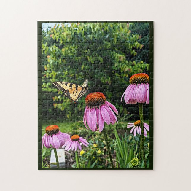 FLOWERS AND BUTTERFLIES  JIGSAW PUZZLE (Vertical)