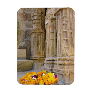 Flowers and columns, Jaisalmer Fort, Jaisalmer, Magnet