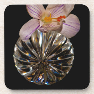 Flowers and Crystal Coaster