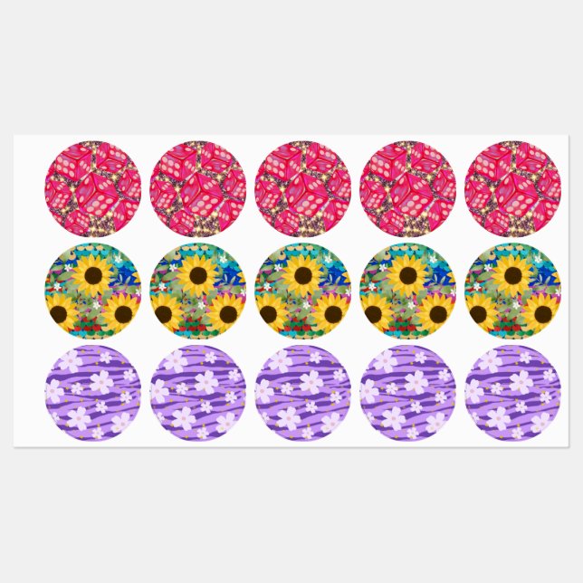 flowers and dice (Sheet)