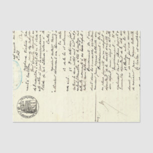 Flowers and Ephemera Design Series #1 Tissue Paper