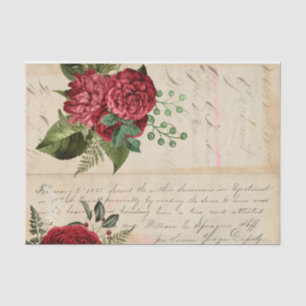 Flowers and Ephemera Design Series #5 Tissue Paper