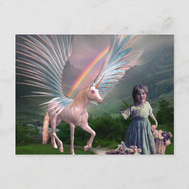 FLOWERS AND FANTASIES POSTCARD (Front)