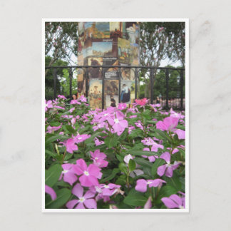 Flowers and French Posters Postcard