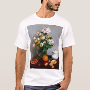 Flowers and Fruit, Henri Fantin-Latour T-Shirt