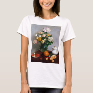 Flowers and Fruit, Henri Fantin-Latour T-Shirt