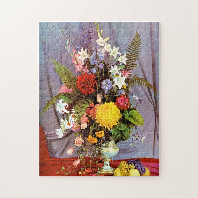 Flowers and fruit jigsaw puzzle (Vertical)