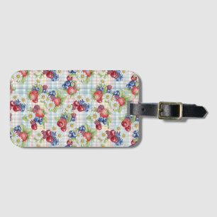 Flowers and Fruits Luggage Tag