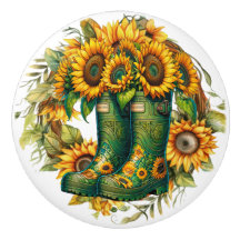 Flowers and Garden Boots