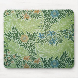Flowers and Green Leaves Mousepad