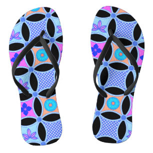 Flowers and Patterns Thongs