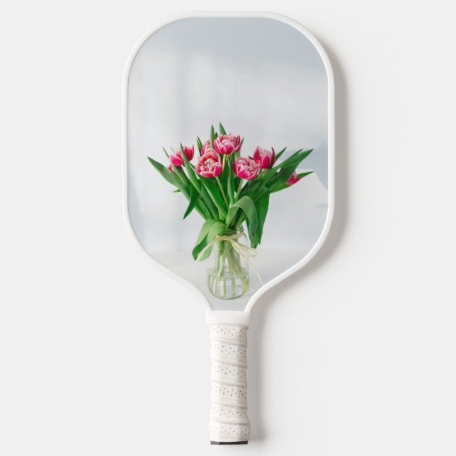FLOWERS AND PICKLEBALL PADDLE (Front)