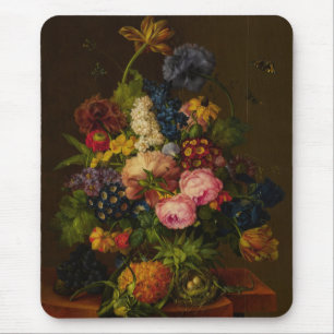 Flowers and Pineapple on an Entablature Mouse Pad