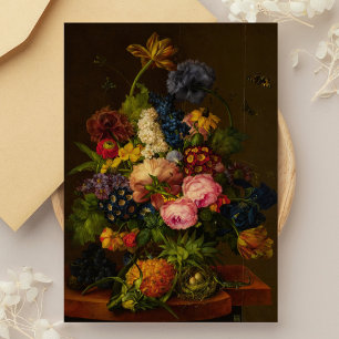 Flowers and Pineapple on an Entablature Postcard