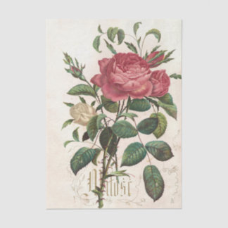 Flowers and Poems Pl. 7 by Maksymilian Fajans Tissue Paper