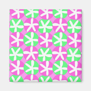 Flowers and Spots Magnet