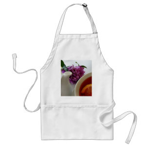 flowers and tea standard apron
