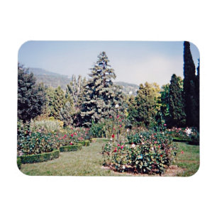 Flowers and trees of the Nikitsky Botanical Garden Magnet